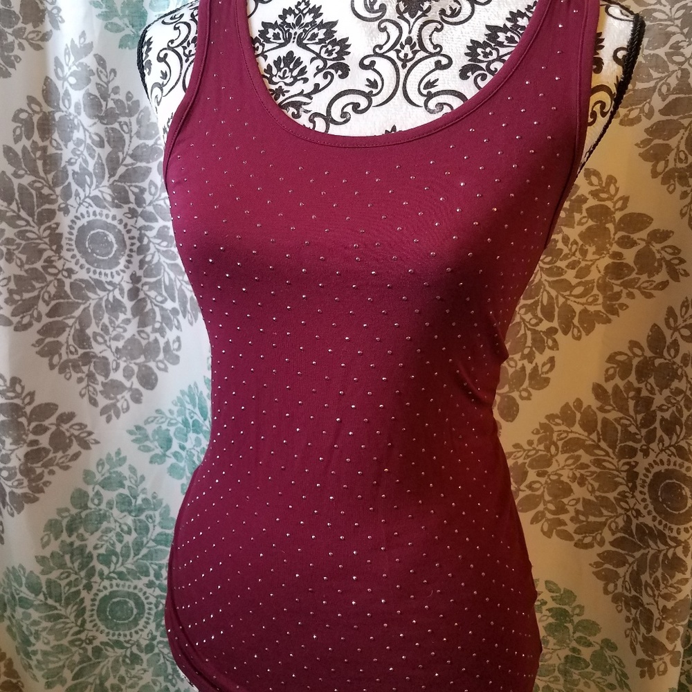 Maurice's embellished tank sz S